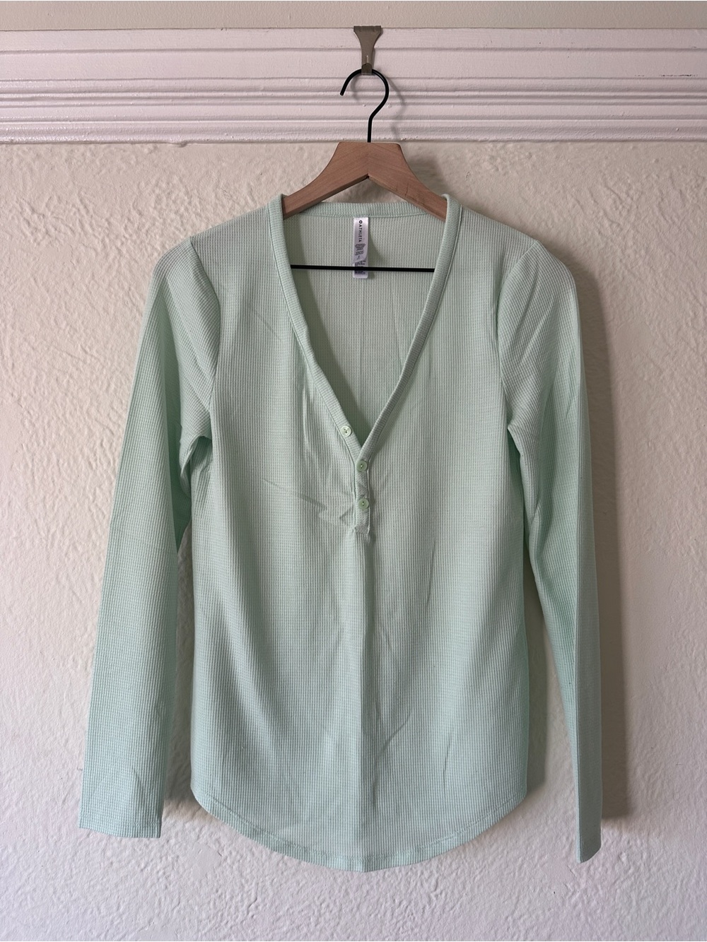Aerie Waffle Henley Shirt